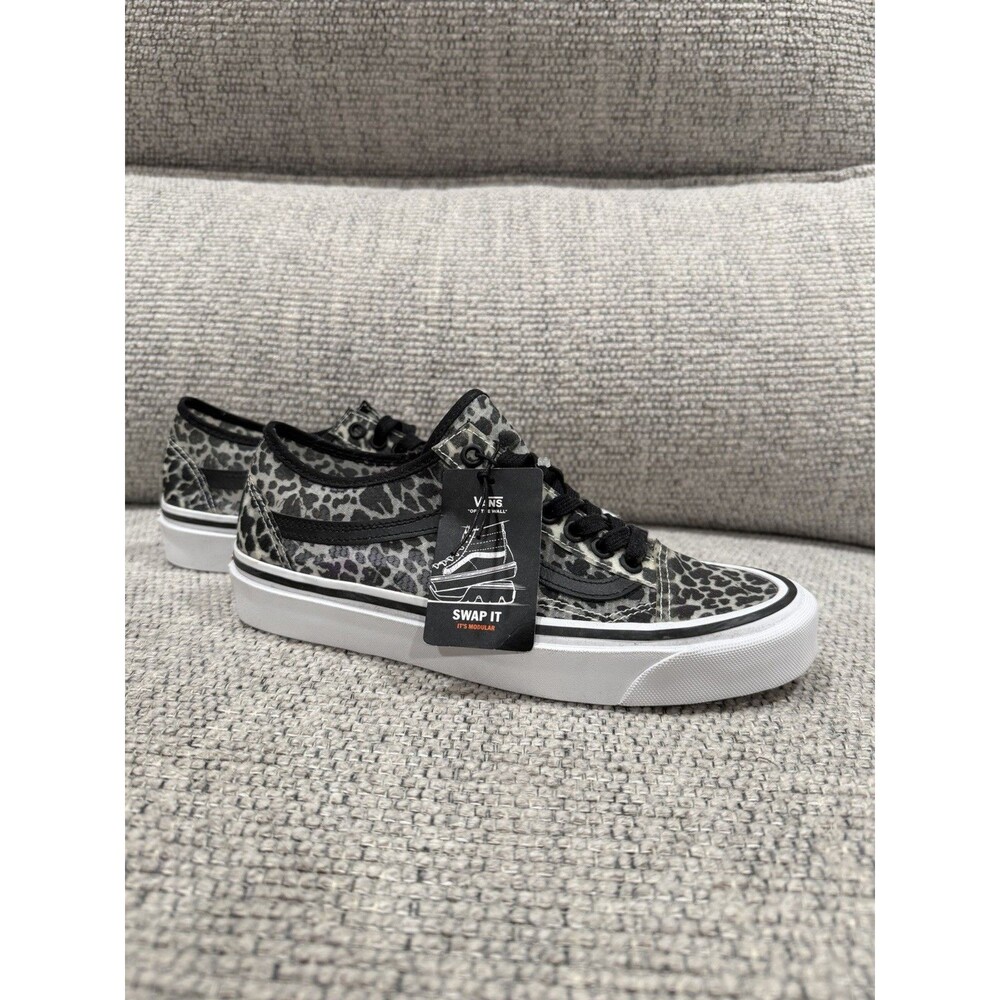 Vans Old Skool Leopard Print Tapered Mesh DX Modular Dots Sneakers Size M6.5 W8
